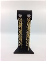 Marostica - corso Mazzini,30 - Ohrringe Nanis Dame Q-Ori in Gelbgold Diamante 0.16 Ct OS13-473 - OS13-473